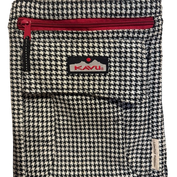 KAVU HOUNDSTOOTH CROSSBODY BAG #Y - Picture 2 of 8